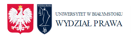 logotyp przedstawia Uniwersytet w Białymstoku Wydział Prawa